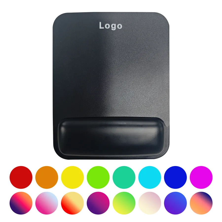 KLH-3164L SoftSkin Leather Gel Mouse Pad with TPU Surface & Wrist Support *240*186*20mm | Advanced Ergonomic Design for