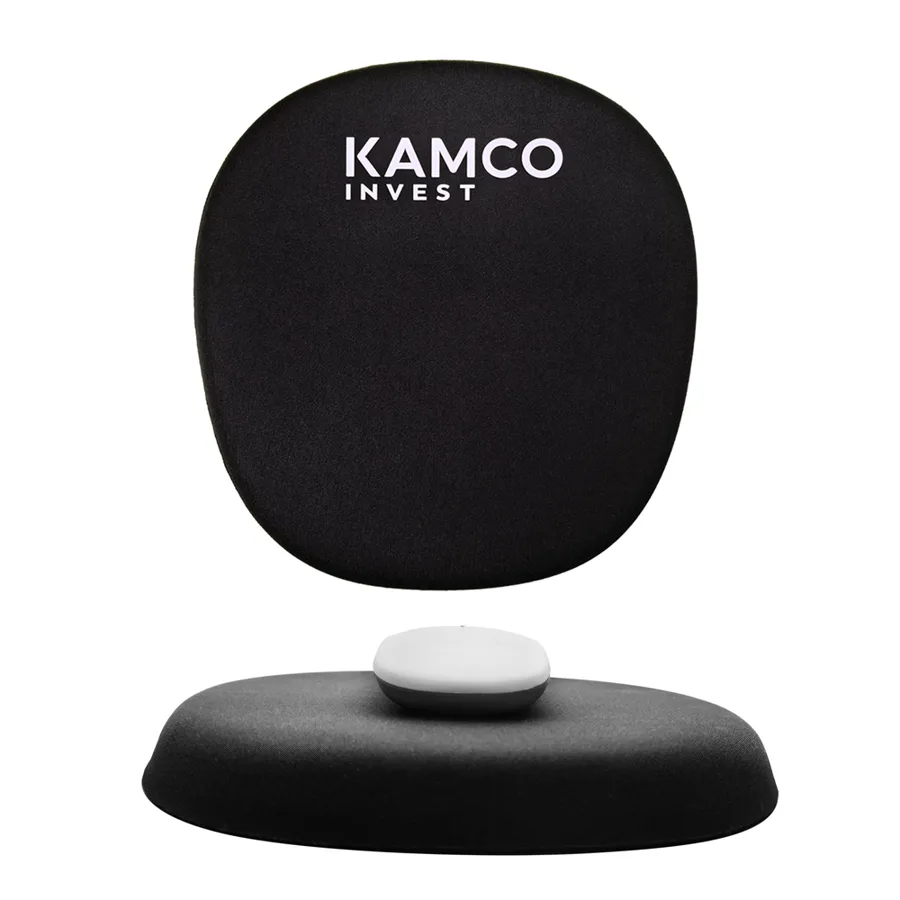 KLH-P-002 Ergonomic Slope Mouse Pad with Memory Foam Wrist Support 230x220mm | Therapeutic Design for Carpal Tunnel Pai