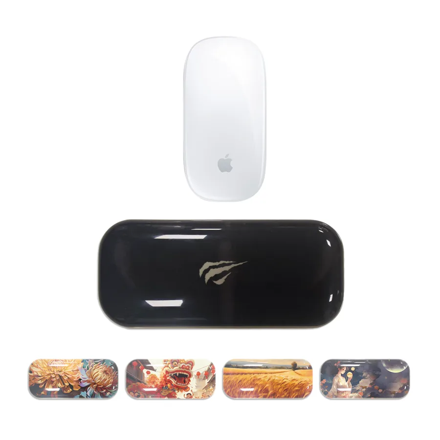 KLW-4067T Custom Printed Mouse Wrist Rest - Ergonomic Gel Support Pad with Non-Slip Base | 170x70x20mm | Personalized O