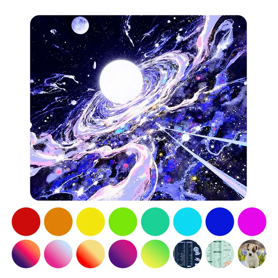 Non-Slip Rubber Base Leather Mouse Pad for Laptop & Computer Use 240x200x3mm | Premium Desk Companion for Work & Play